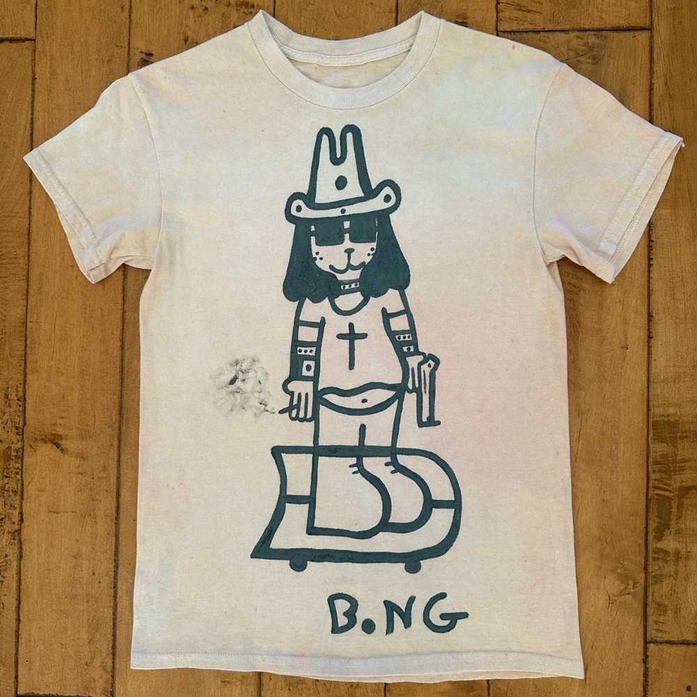 Graphic Vintage Surf Tee from Japan - White